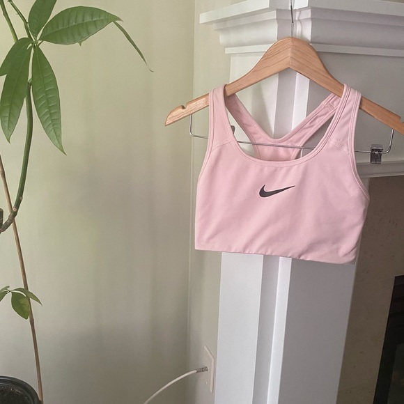 Nike Other - NIKE Pink Dri Fit Logo Sports Bra
